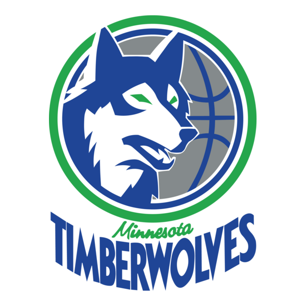 Minnesota Timberwolves 90's Logo PNG Vector