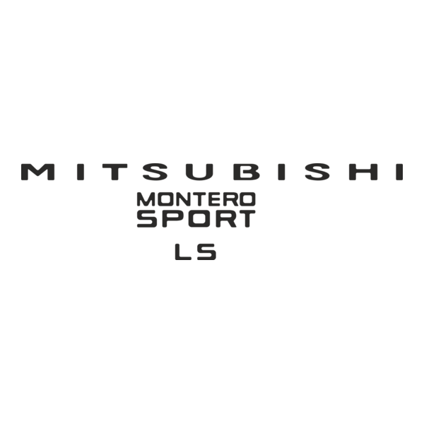 Mitsubishi Montero Sport ls Logo PNG Vector
