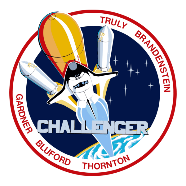 Challenger® Car Badge - Stacked Design - Choose Your Color