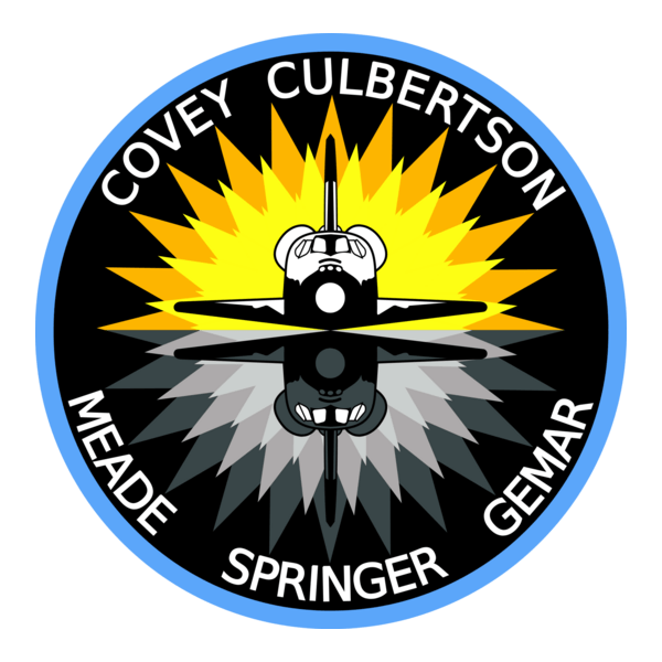 Nasa's STS-38 Mission Logo PNG Vector