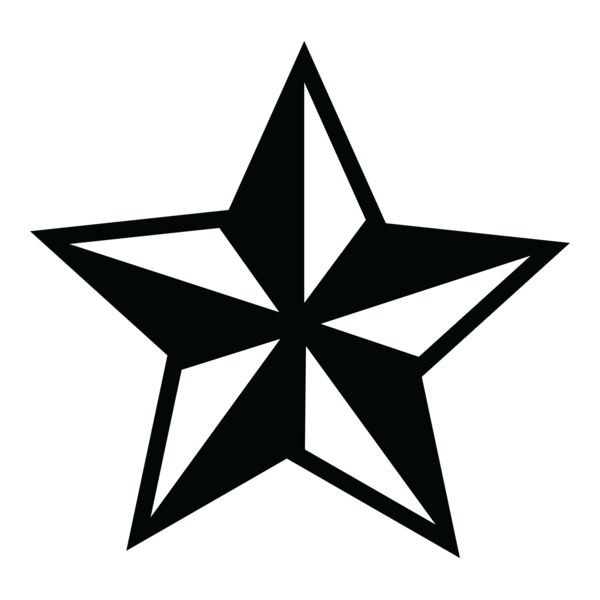 Nautical star Logo PNG Vector