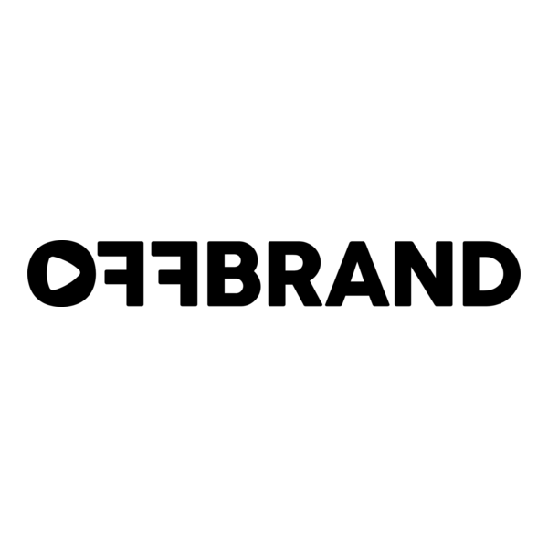 Offbrand Black Logo PNG Vector