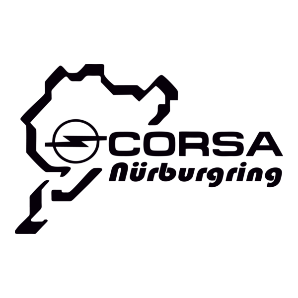 Opel Corsa Nürburgring Logo PNG Vector