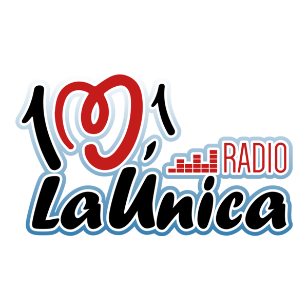 Radio La Única 100.1 FM Logo PNG Vector