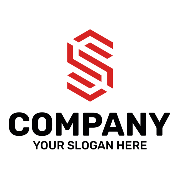 S Letter Lined Logo PNG Vector