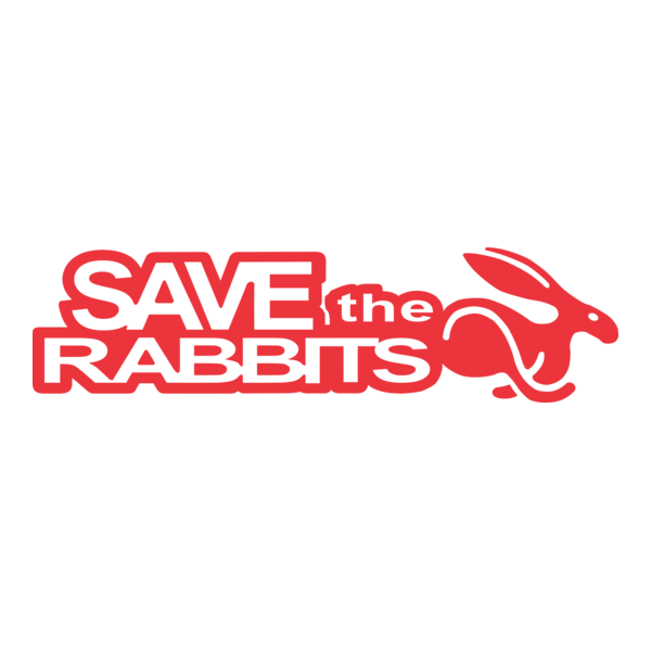 save the rabbits Logo PNG Vector