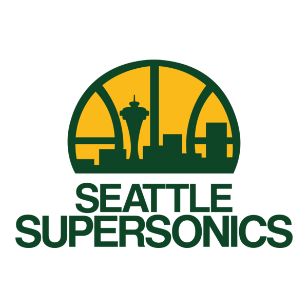 Seattle Supersonics 90's Logo PNG Vector