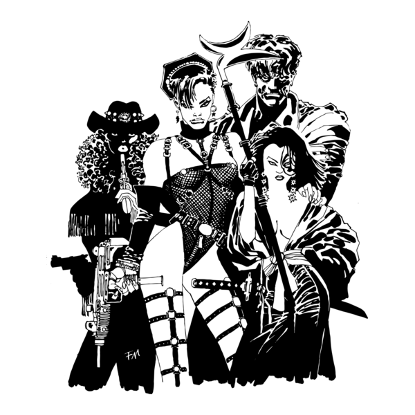 Sin City - Old Town - Frank Miller Logo PNG Vector