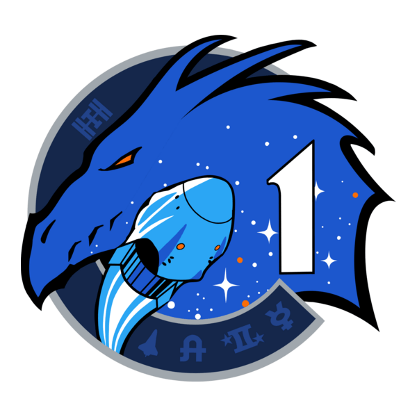 SpaceX Crew-1 Logo PNG Vector