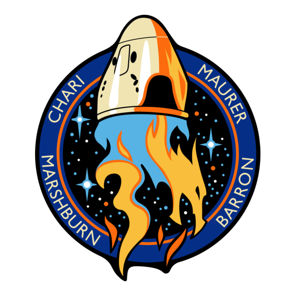 SpaceX Crew-3 Logo PNG Vector