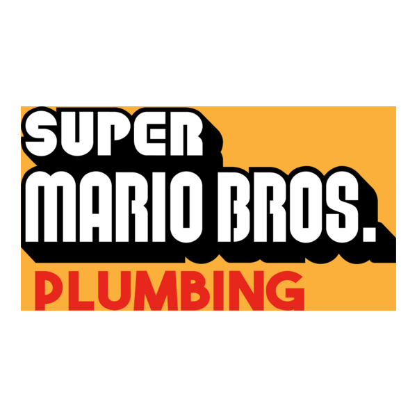 super mario bros plumbing Logo PNG Vector