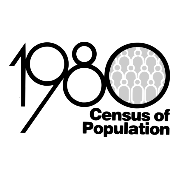 US 1980 Census of Population Logo PNG Vector