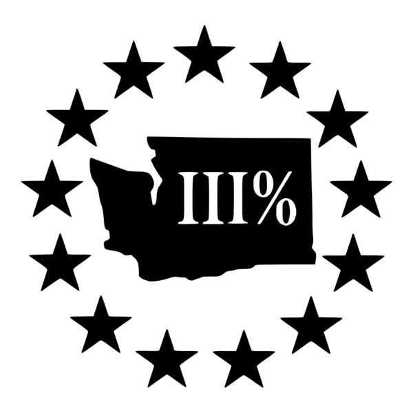 Washington State Three Percenters Logo PNG Vector
