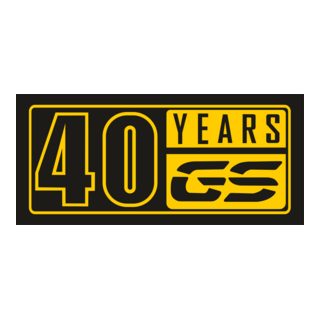 40 YEARS GS Logo PNG Vector