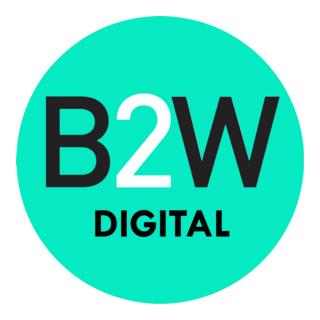 B2W Digital Logo PNG Vector