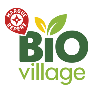 Bio Village de Marque Repère Logo PNG Vector