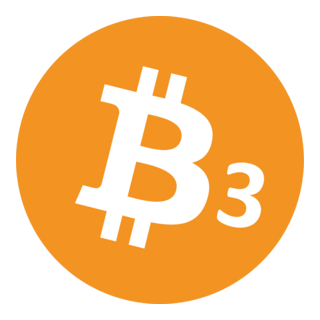Bitcoin 3 (BTC3) Logo PNG Vector