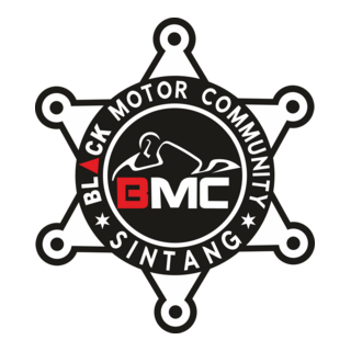 Black Motor Community Logo PNG Vector