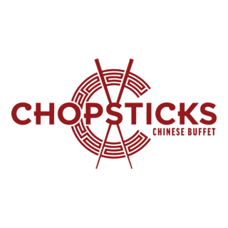 Chopsticks Chinese Buffet Logo PNG Vector