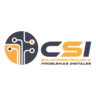CSI soluciones reales a problemas digitales Logo PNG Vector