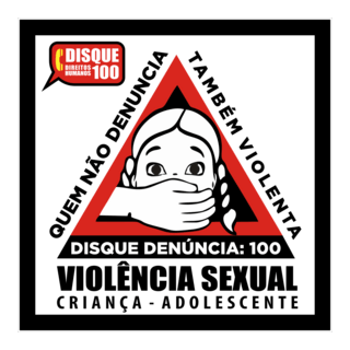 DISQUE DENÚNCIA VIOLÊNCIA SEXUAL INFANTIL MG Logo PNG Vector