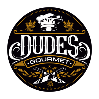 Dudes Gourmet Logo PNG Vector