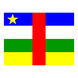 Flag of Central African Republic Logo PNG Vector