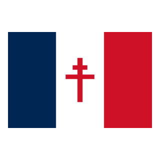 Flag Of Free France (1940 1944) Logo PNG Vector