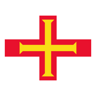 Flag of Guernsey Logo PNG Vector