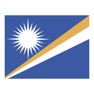 Flag of Marshall Islands Logo PNG Vector