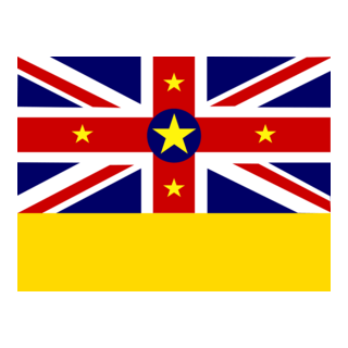 Flag of Niue Logo PNG Vector
