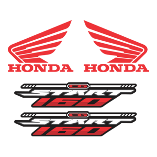 HONDA CG START 160 Logo PNG Vector