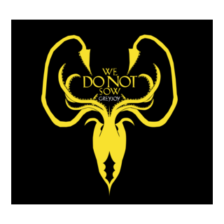 House Greyjoy - we do not sow Logo PNG Vector