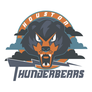 Houston Thunderbears Logo PNG Vector