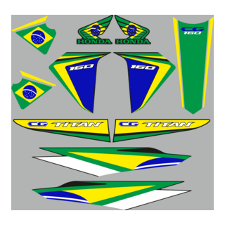 KIT titan 160 2017 adesivo brasil Logo PNG Vector