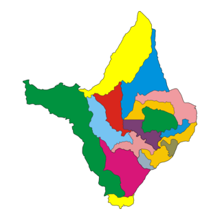 MAPA DO AMAPA - DIVIDIDO POR MUNICIPIOS Logo PNG Vector