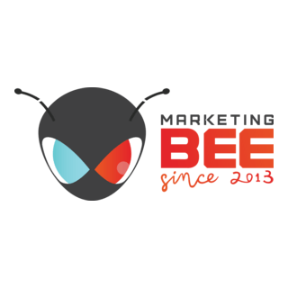 Marketing Bee Logo PNG Vector