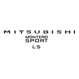 Mitsubishi Montero Sport ls Logo PNG Vector
