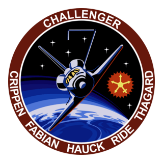 Nasa's STS-7 Mission Logo PNG Vector