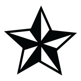 Nautical star Logo PNG Vector