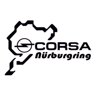 Opel Corsa Nürburgring Logo PNG Vector