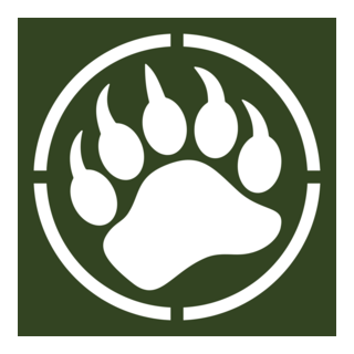 Russian Invasion bear paw vehicle marking Logo PNG Vector