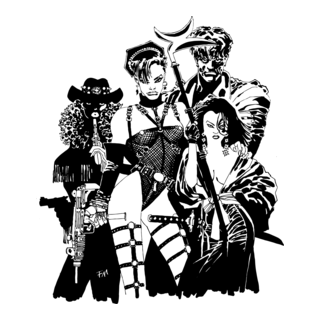 Sin City - Old Town - Frank Miller Logo PNG Vector