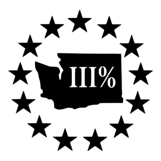 Washington State Three Percenters Logo PNG Vector