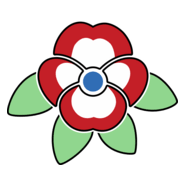 California Freethought Day Pansy Logo PNG Vector