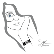 cute girl Logo PNG Vector