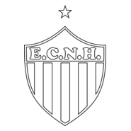 Esporte Clube Novo Hamburgo para Colorir Logo PNG Vector