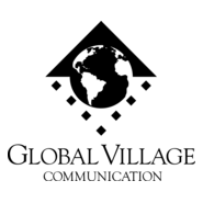 Global Village Communication Logo PNG Vector