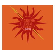 House Martell - unbowed unbent unbroken Logo PNG Vector