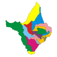 MAPA DO AMAPA - DIVIDIDO POR MUNICIPIOS Logo PNG Vector